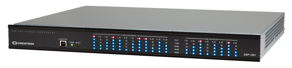 Crestron DSP-1281 Crestron Avia 12x8 Digital Signal Processor w/Dante - view 3