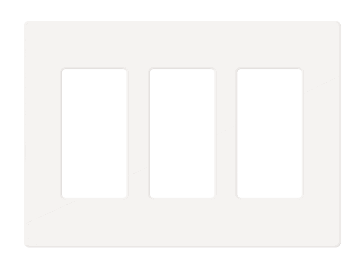 Crestron FP-G3 Decorator Style Faceplate, 3-Gang