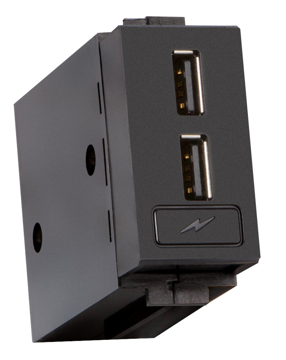 Crestron FT2A-CHGR-USBA-BASIC FlipTop USB Rapid Charging Module product image