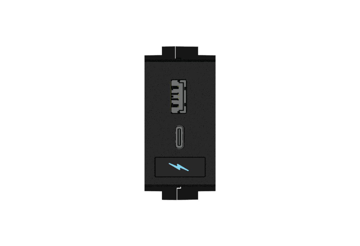 Crestron FT2A-CHGR-USBA/C USB Rapid Charging Module for FT2 ELEC FlipTops