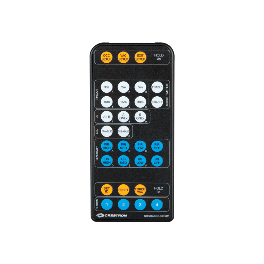 Crestron GLS-REMOTE-ODT/OIR IR Setup Remote for GLS Occupancy Sensors
