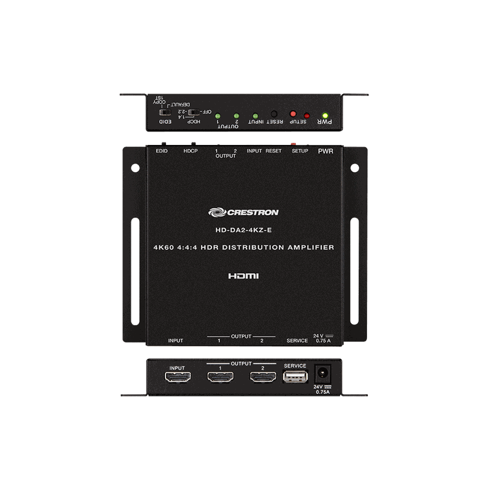 Crestron HD-DA-4KZ-E Series 4K60 4:4:4 HDMI Distribution Amplifiers - view 2