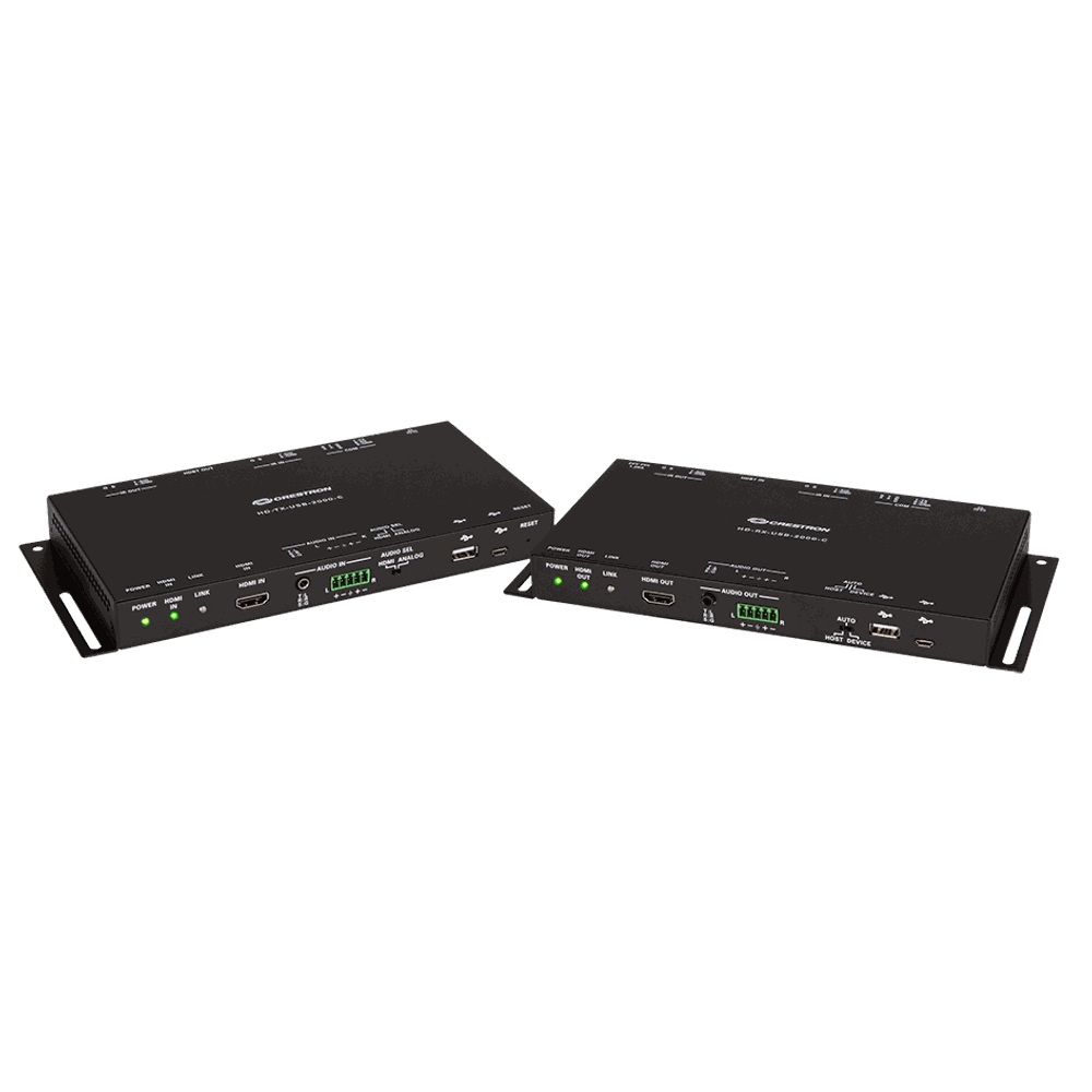 Crestron HD-EXT-USB-2000-C 4K HDMI and USB HDBaseT Extender