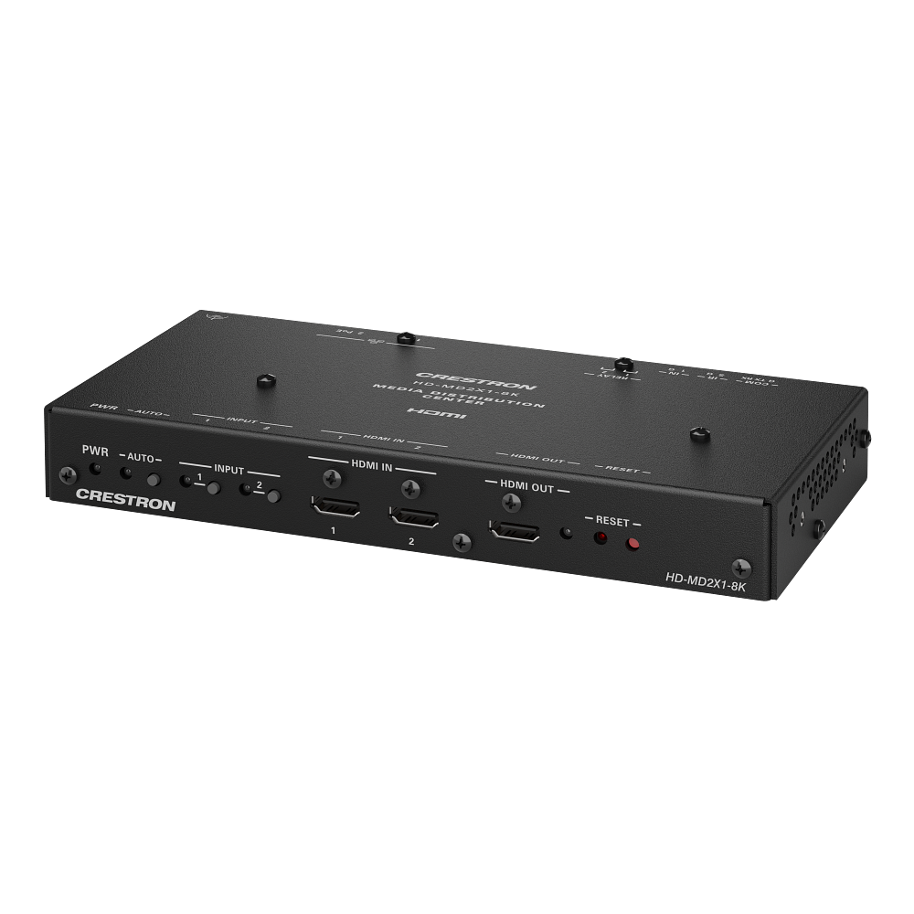 Crestron HD-MD2X1-8K 2x1 8K AV Switcher and Smart Display Controller