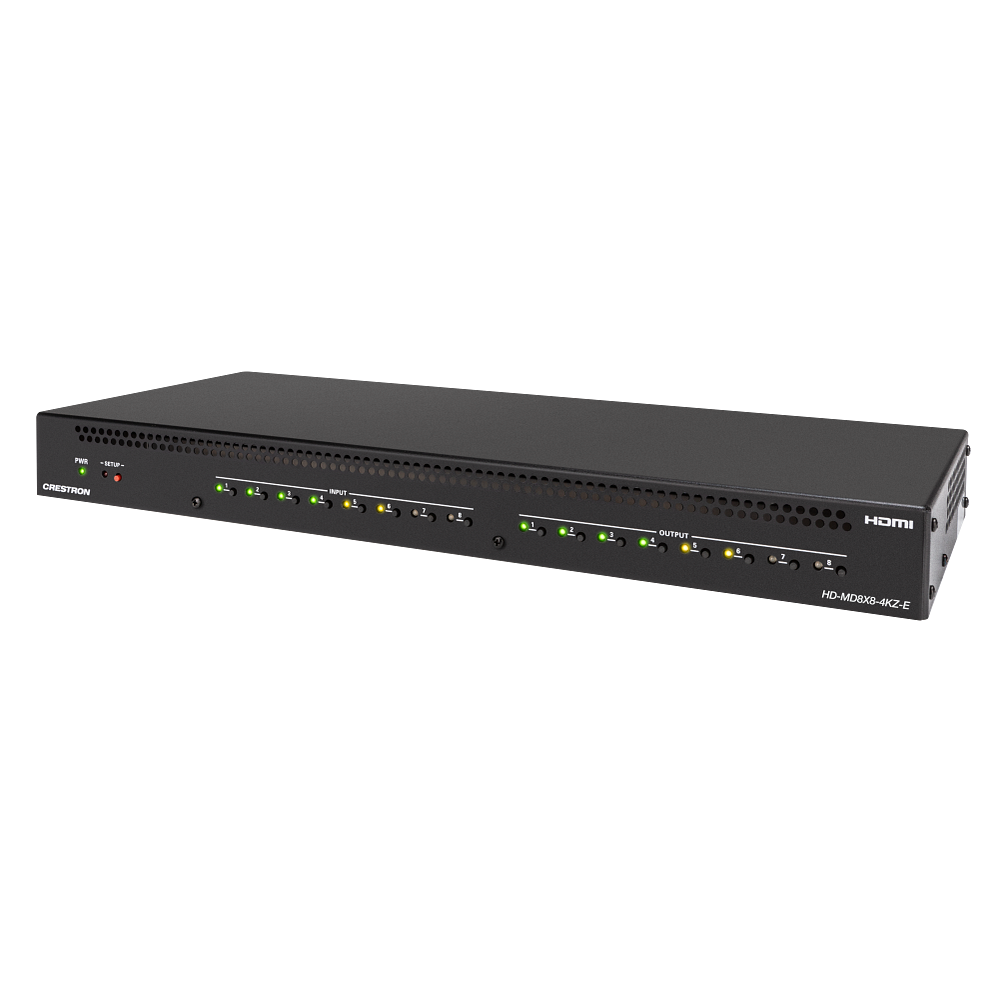Crestron HD-MD8X8-4KZ-E 8x8 4K60 4:4:4 HDR AV Switcher