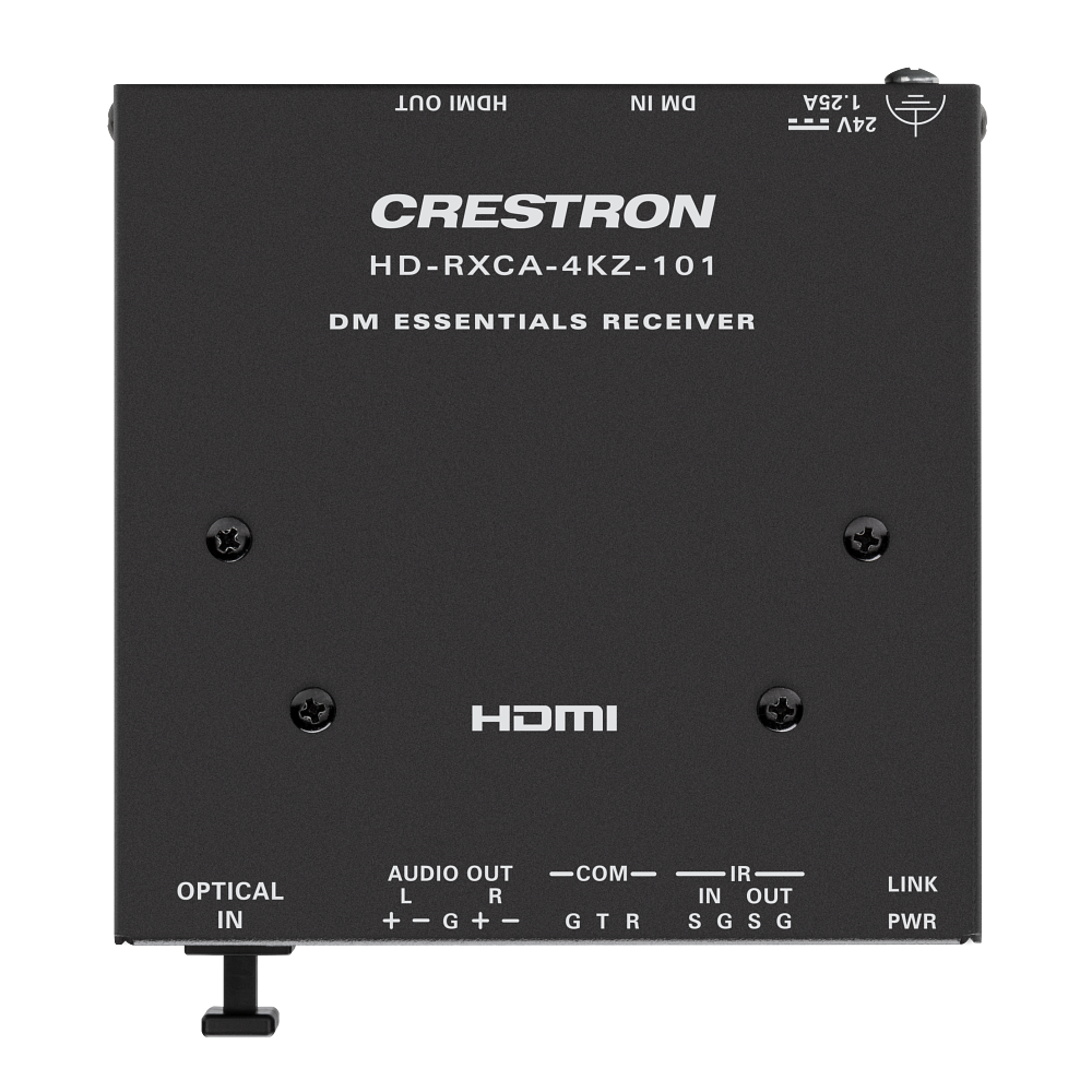 Crestron HD-RXCA-4KZ-101 DM Essentials 4K60 Receiver with Analog Audio - view 2