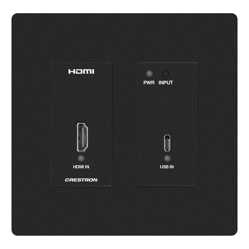 Crestron HD-TX-4KZ-211-2G DM Essentials 4K60 Wall Plate Transmitter and Switcher