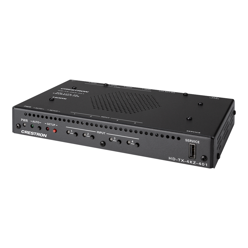 Crestron HD-TX-4KZ-401 DM Essentials 4K60 Transmitter and 4x1 Auto-Switcher