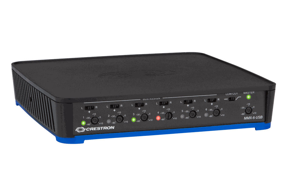 Crestron MMX-6-USB 6-Channel USB Microphone Mixer