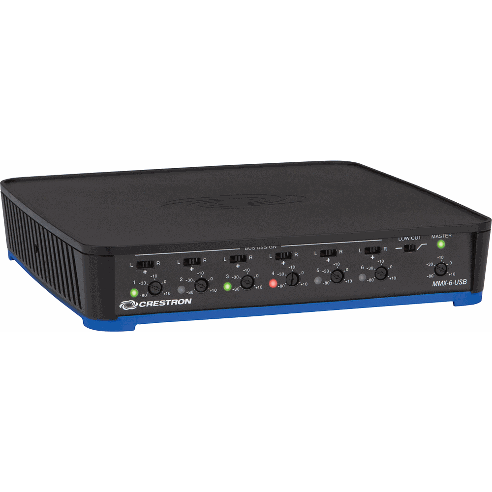 Crestron MMX-6-USB 6-Channel USB Microphone Mixer - view 2