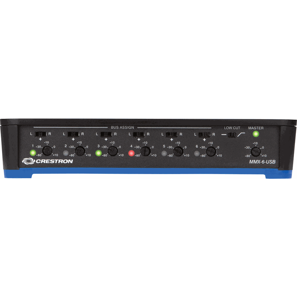 Crestron MMX-6-USB 6-Channel USB Microphone Mixer - view 3