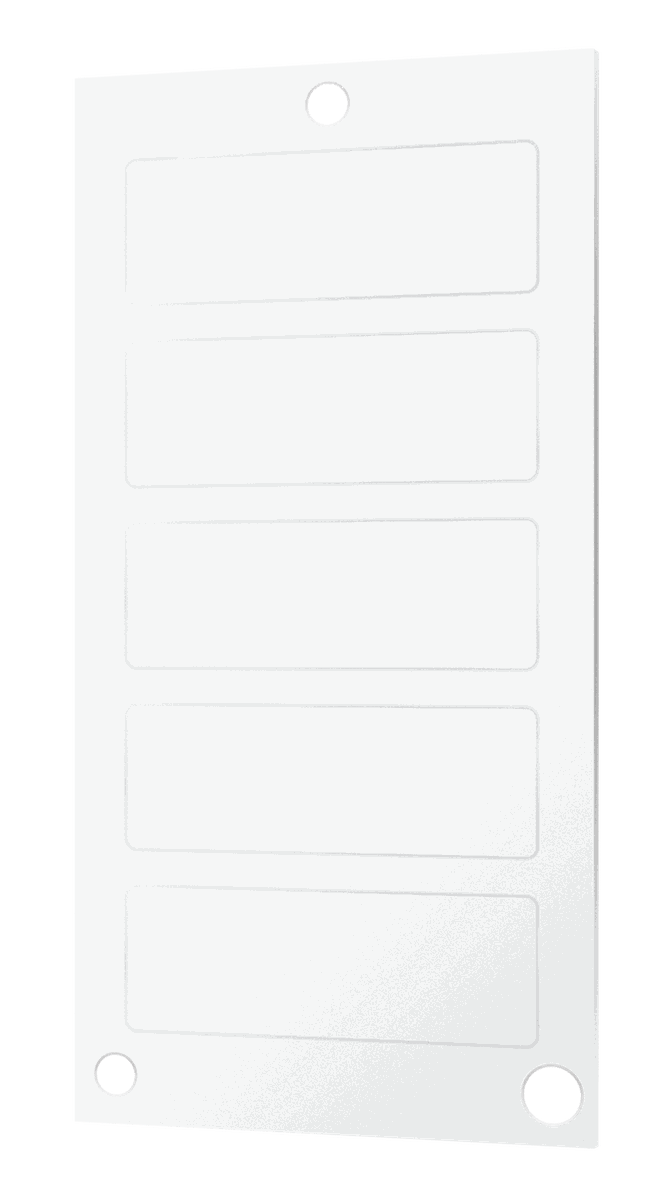 Crestron MPB4/MPC4-BTN5 Backlit Engravable Button Labels, Set of 5 - view 3