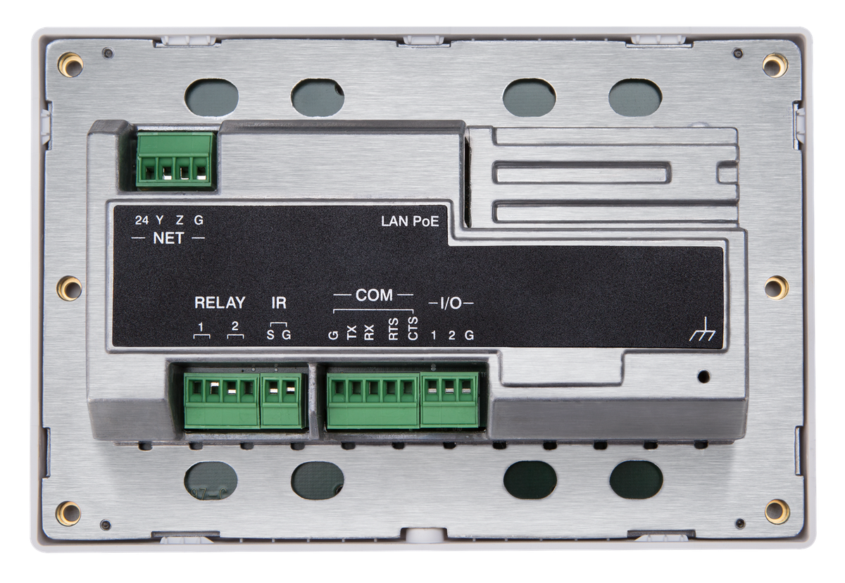 Crestron MPC3 302 W A 3-Series processor and a ten-button control surface - view 3