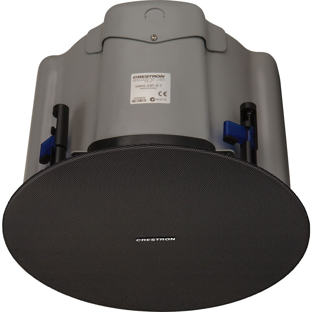 Crestron Saros IC8T 8 in. 2-Way In-Ceiling Speaker, White Textured - view 2