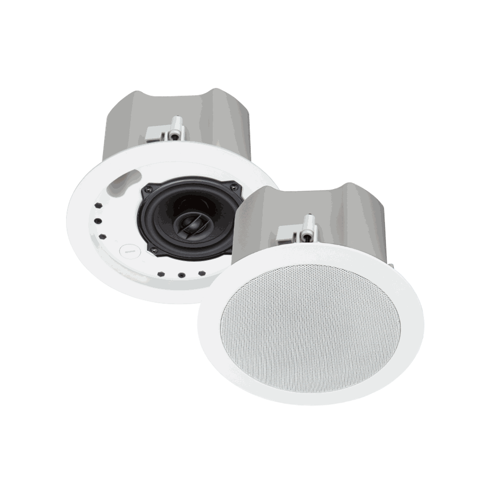 Crestron Saros Integrator ICI4T 4 in. 2-Way In-Ceiling Speaker, White Textured product image