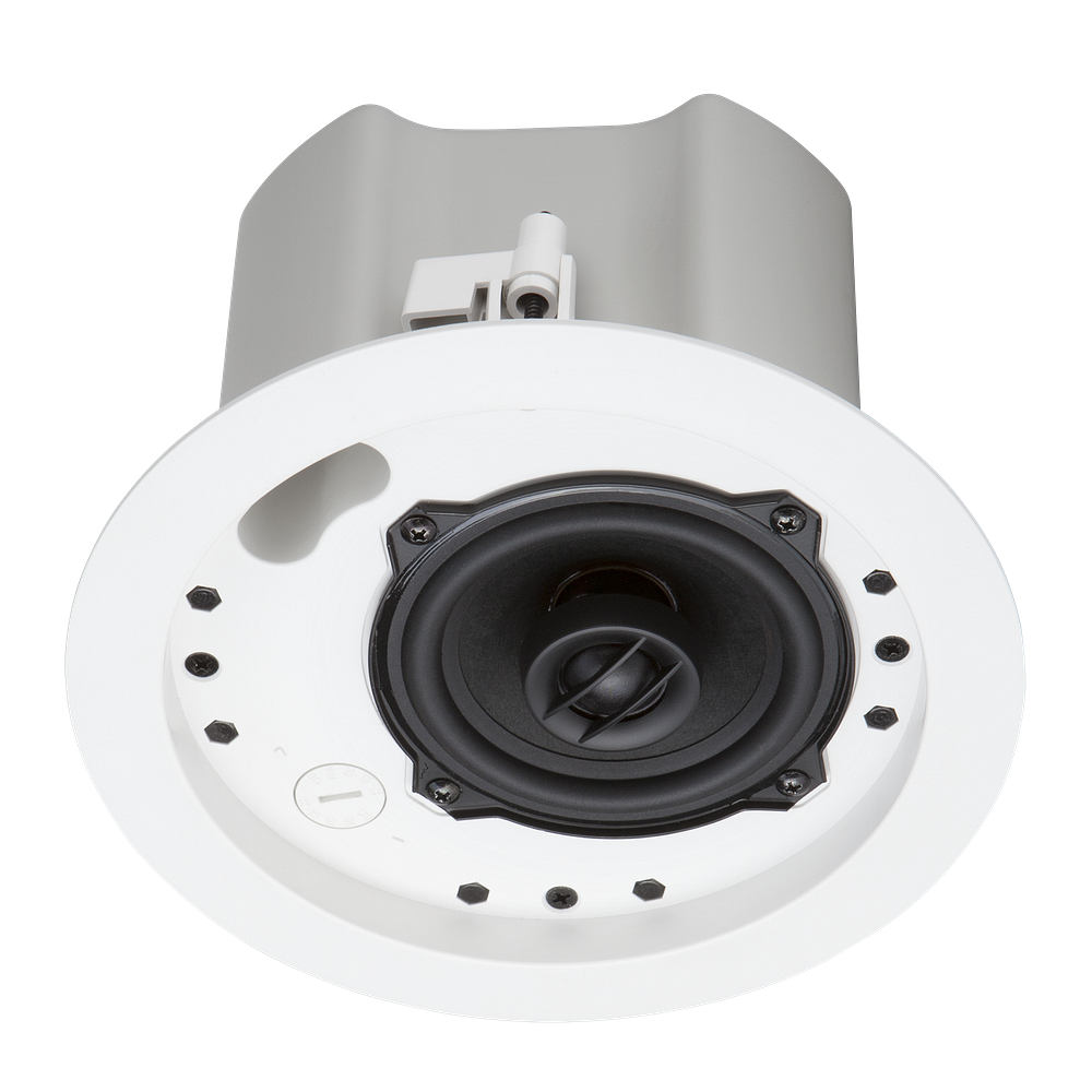 Crestron Saros Integrator ICI4T 4 in. 2-Way In-Ceiling Speaker, White Textured - view 4