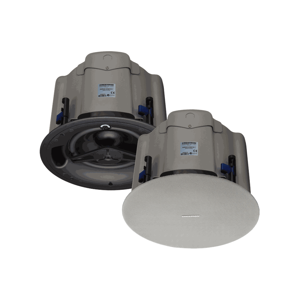 Crestron Saros ICS8T 8 in. In-Ceiling Subwoofer, White Textured product image