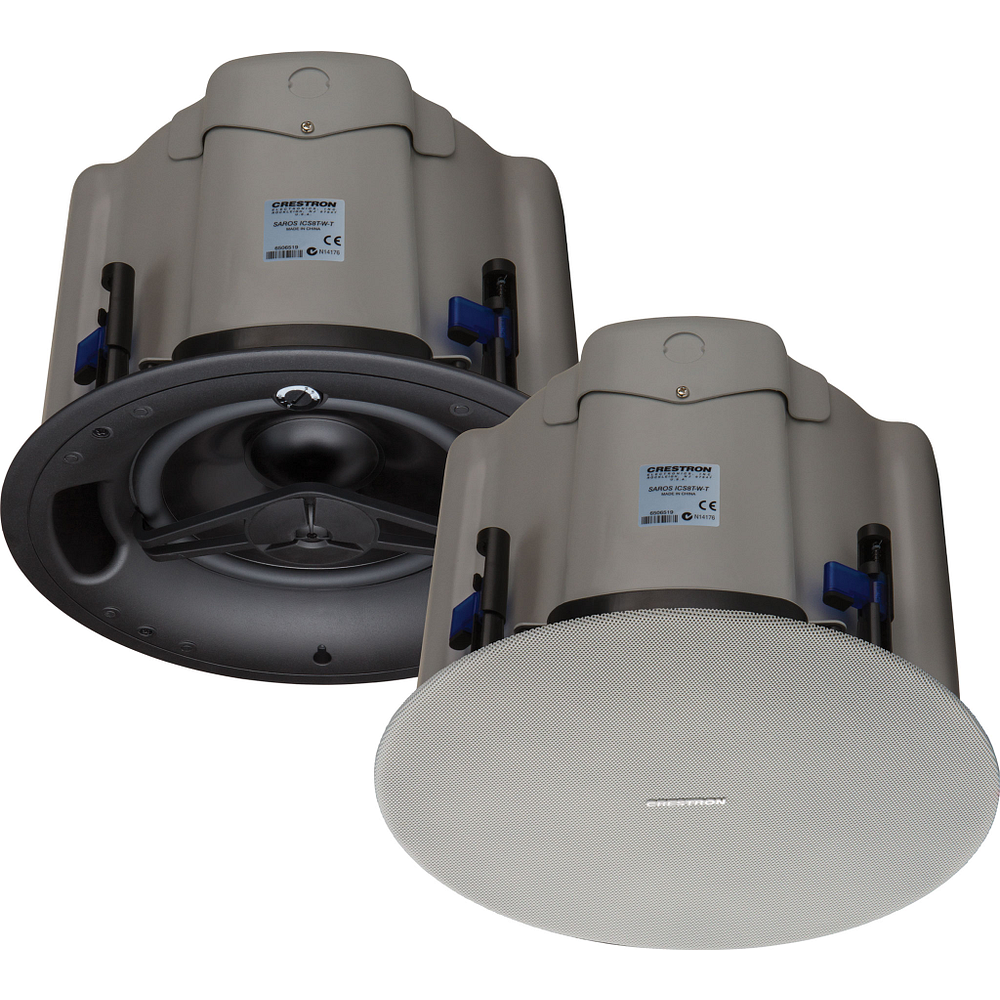 Crestron Saros ICS8T 8 in. In-Ceiling Subwoofer, White Textured - view 2