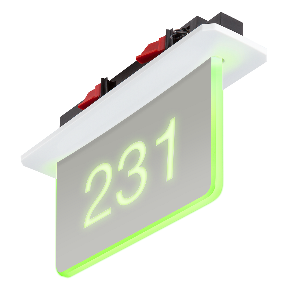 Crestron SSC-EL Room Availability Hall Sign, Enhanced Legibility, Ceiling Mount - view 3
