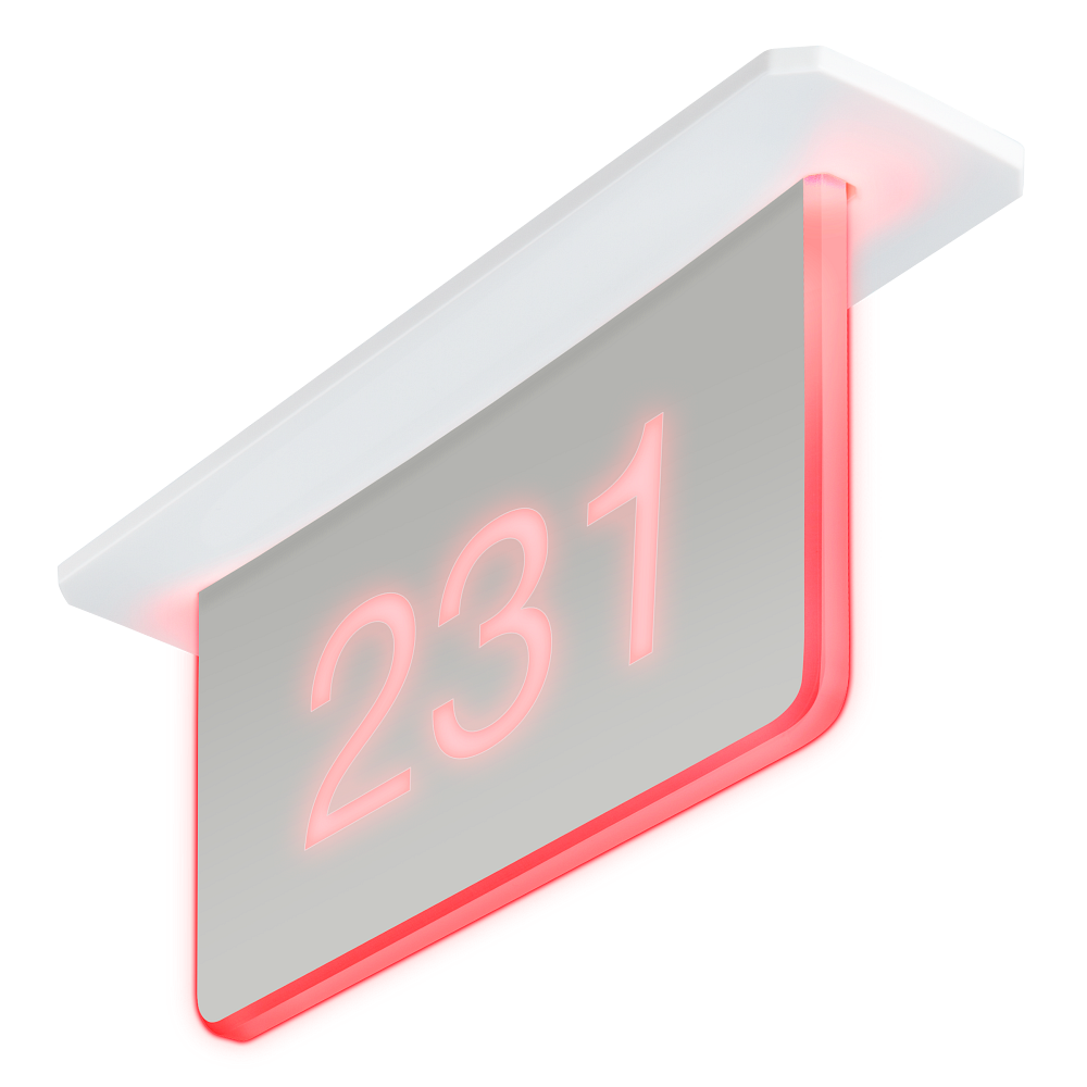 Crestron SSC-EL Room Availability Hall Sign, Enhanced Legibility, Ceiling Mount - view 5