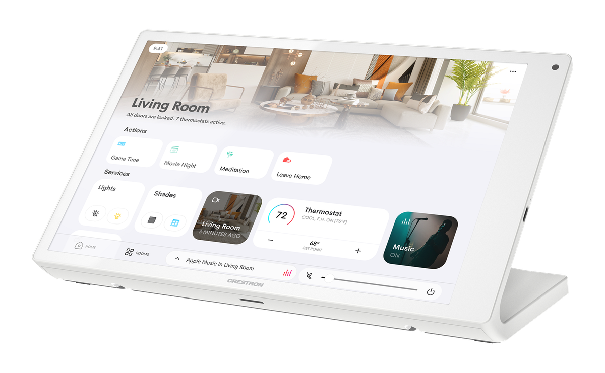 Crestron TS-1080R 10.1 in. Tabletop Touch Screen, Crestron Home OS - view 2