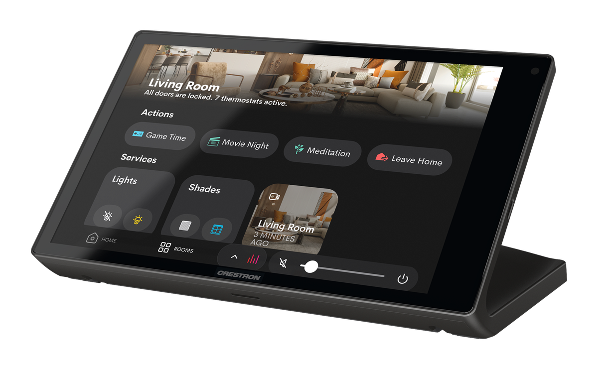 Crestron TS-880R 8.1 in. Tabletop Touch Screen, Crestron Home OS