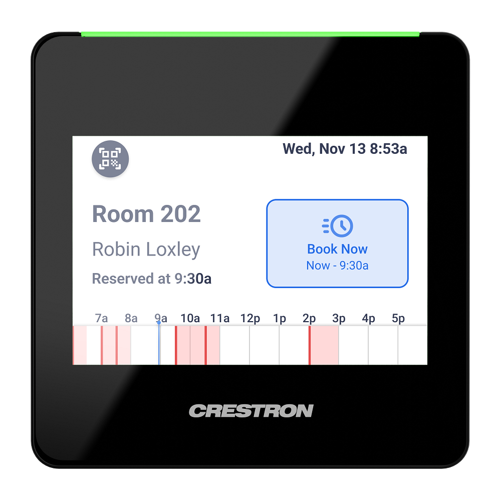 Crestron TSS-470E-B-T 3.5 in. Desk Scheduling Touch Screen - view 2