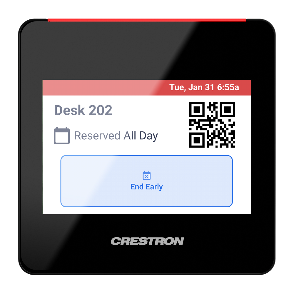 Crestron TSS-470E-B-T 3.5 in. Desk Scheduling Touch Screen - view 4
