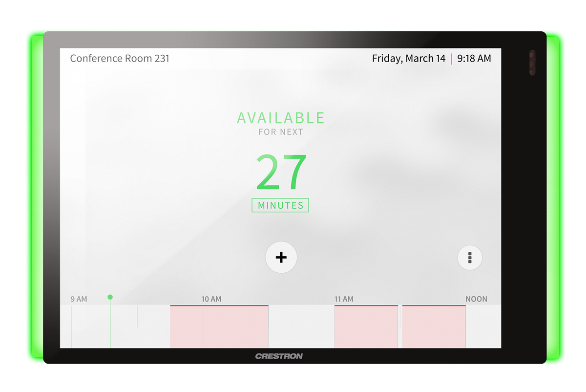 Crestron TSS-770-LB KIT 7 in. Room Scheduling Touch Screen with Light Bar