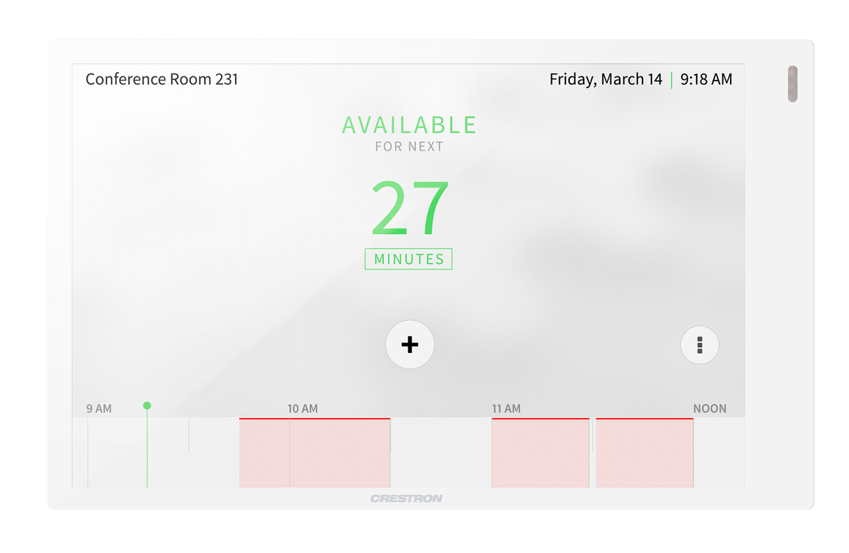 Crestron TSS-770 7 in. Room Scheduling Touch Screen - view 2