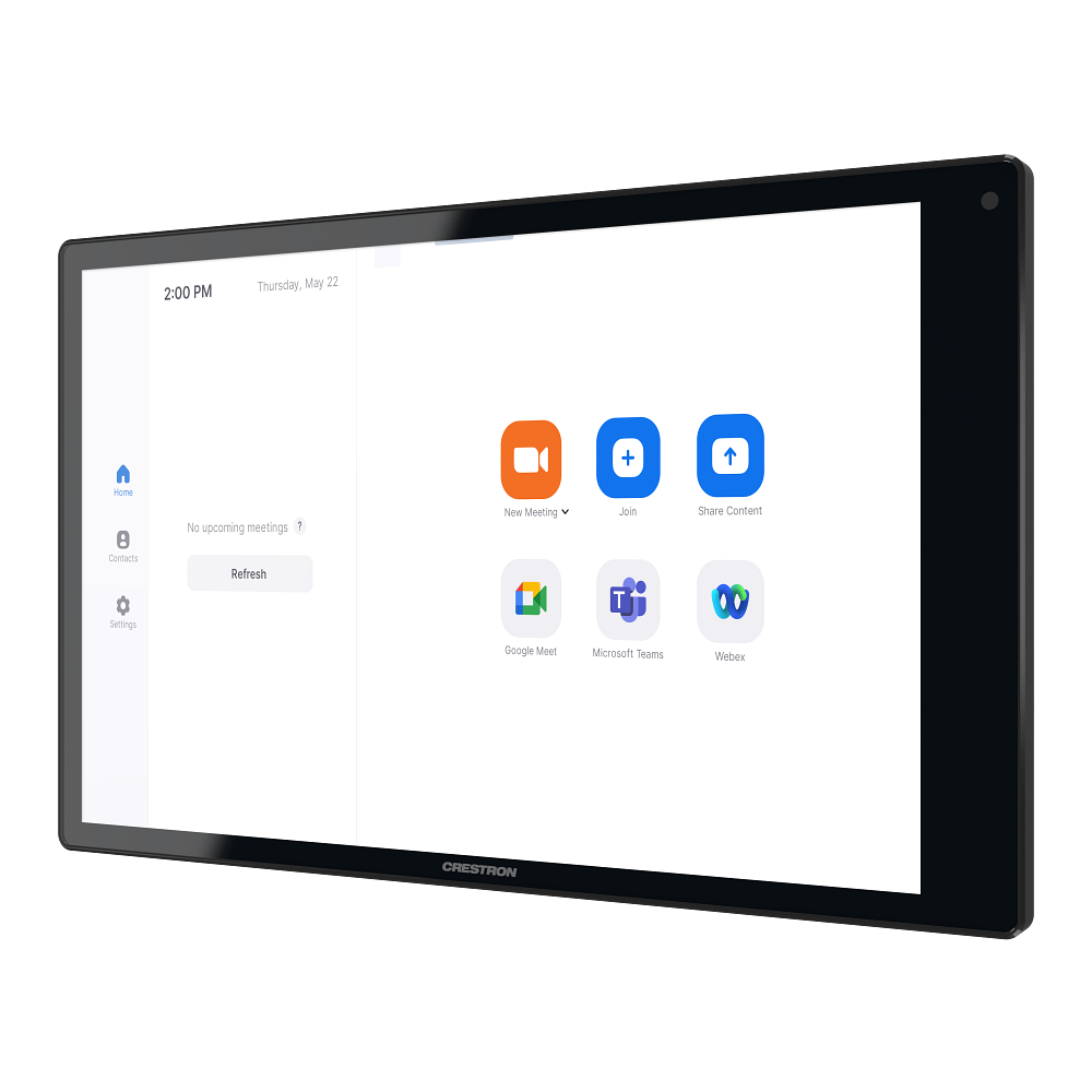 Crestron TSW-1080-UC-B 10.1 in. Wall Mount Touch Screen, UC Version - view 4