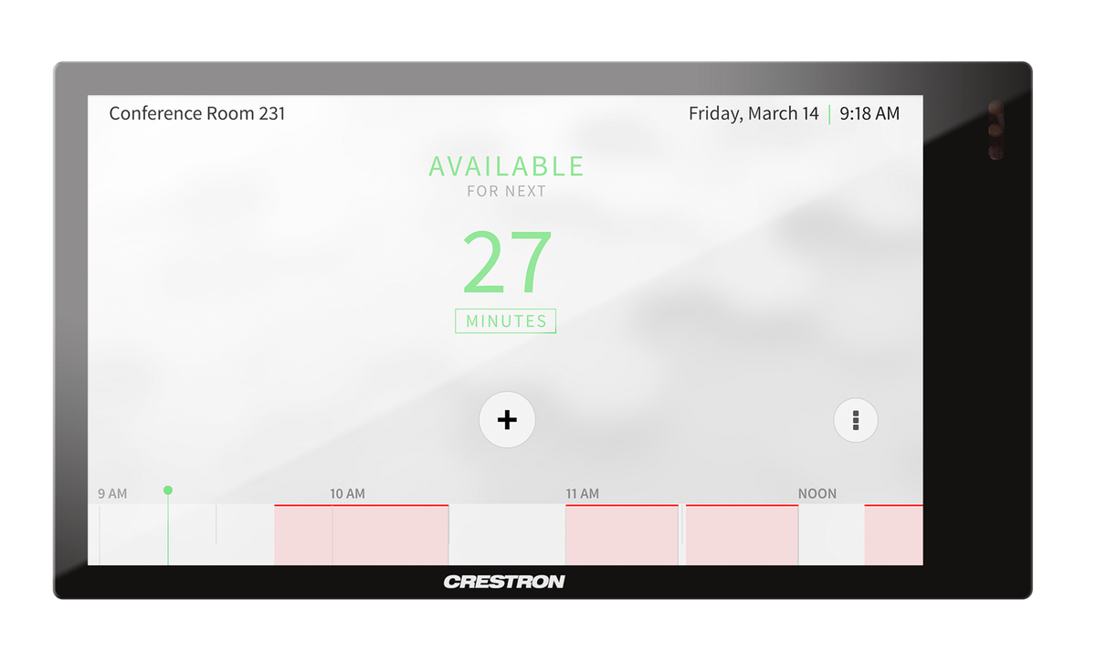 Crestron TSW-570-B-S A 5 inch wall touch screen product image