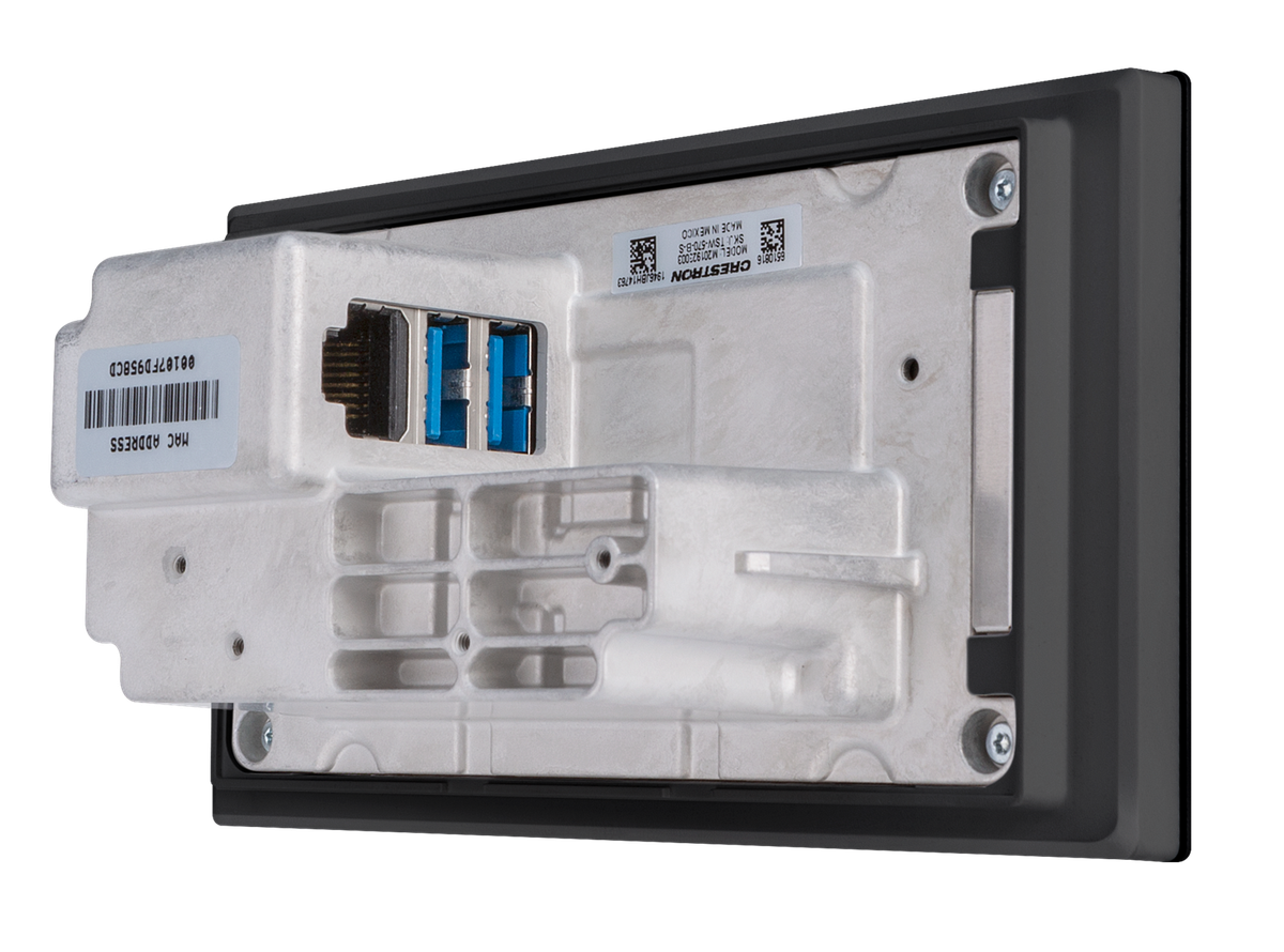 Crestron TSW-570-B-S A 5 inch wall touch screen - view 3