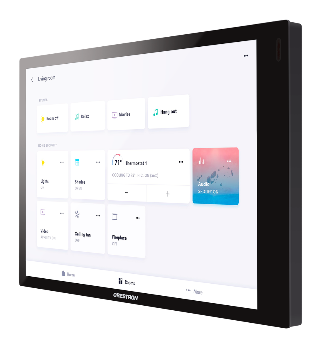 Crestron TSW-770R 7 in. Wall Mount Touch Screen, Crestron Home OS