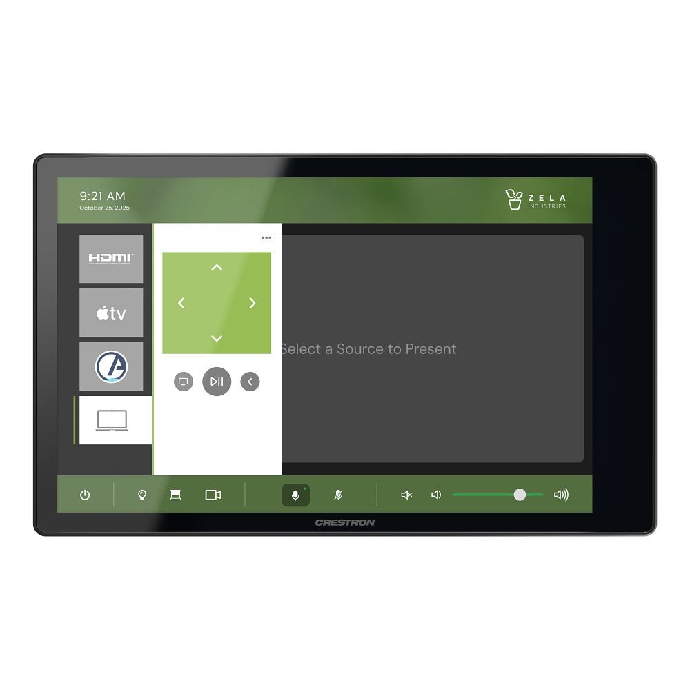 Crestron TSW-880-GV-B 8.1 in. Wall Mount Touch Screen, Government Version - view 5