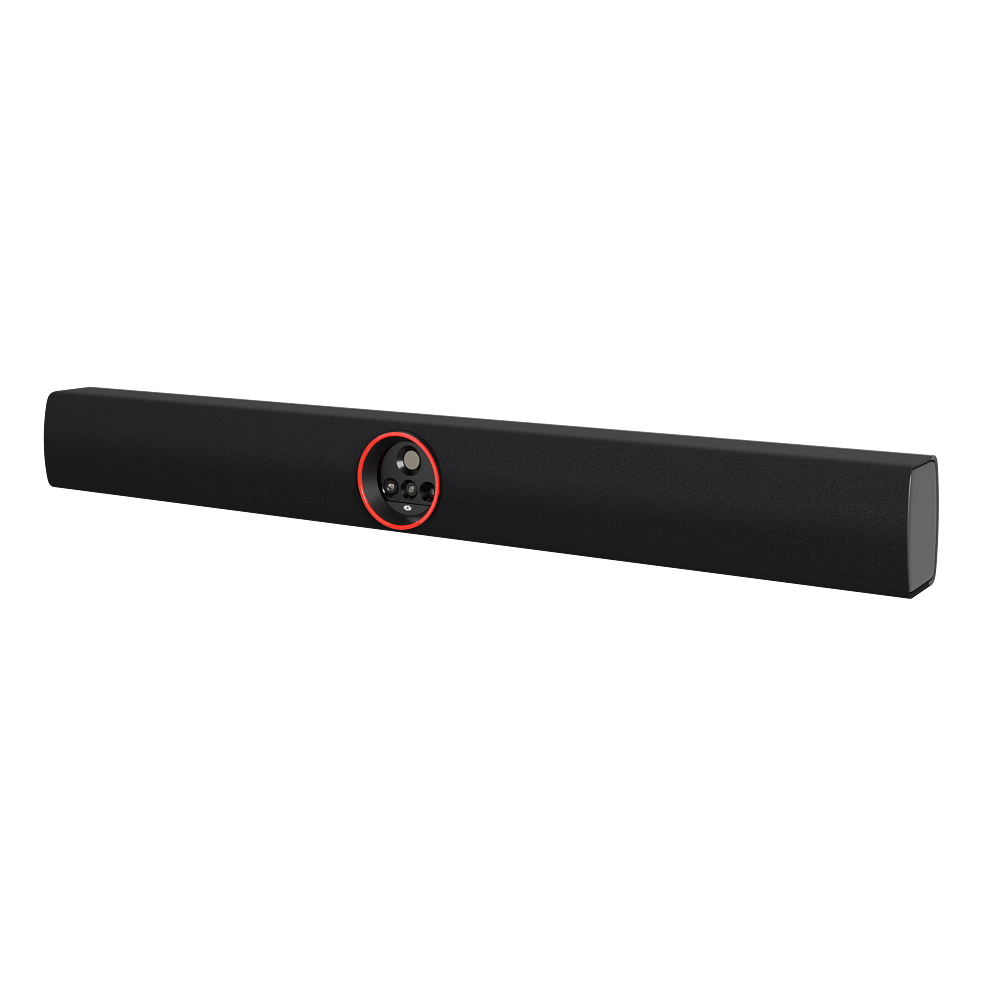 Crestron Videobar 70 An all-in-one Teams Rooms bar with four cameras and 24 beamforming mics - view 3