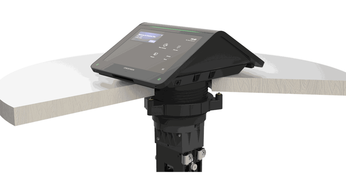 Crestron UCA-SMKR-UC2-3 Swivel Mount Cable Retractor for the Flex Advanced Tabletop System