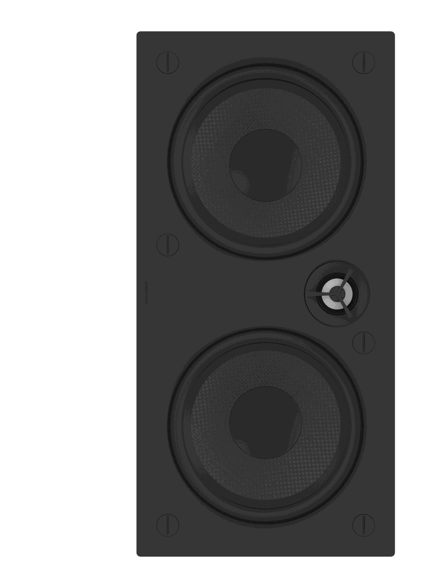 Crestron Ultimate IWLCR62 Dual 6.5 in. 2-Way In-Wall LCR Speaker
