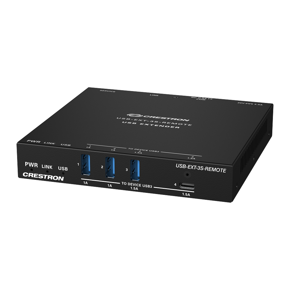 Crestron USB-EXT-3S USB 3.2 Extender over CAT6a/7 Cable - view 2