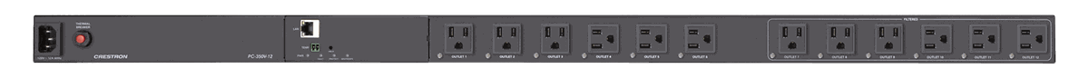 Crestron PC-350V Vertical Networked Power Controller and Conditioner