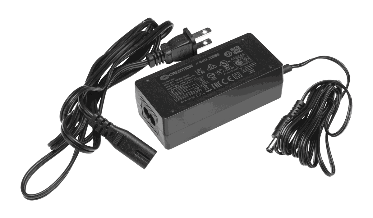 Crestron PW-1225DU Desktop Power Pack, 12VDC 2.5A product image
