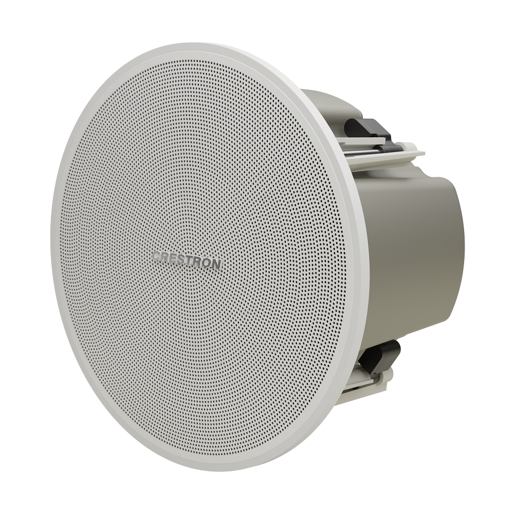 Crestron Saros DM-NAX-IC4A-W Active In-Ceiling PoE+ Speaker with DM NAX Audio-over-IP product image