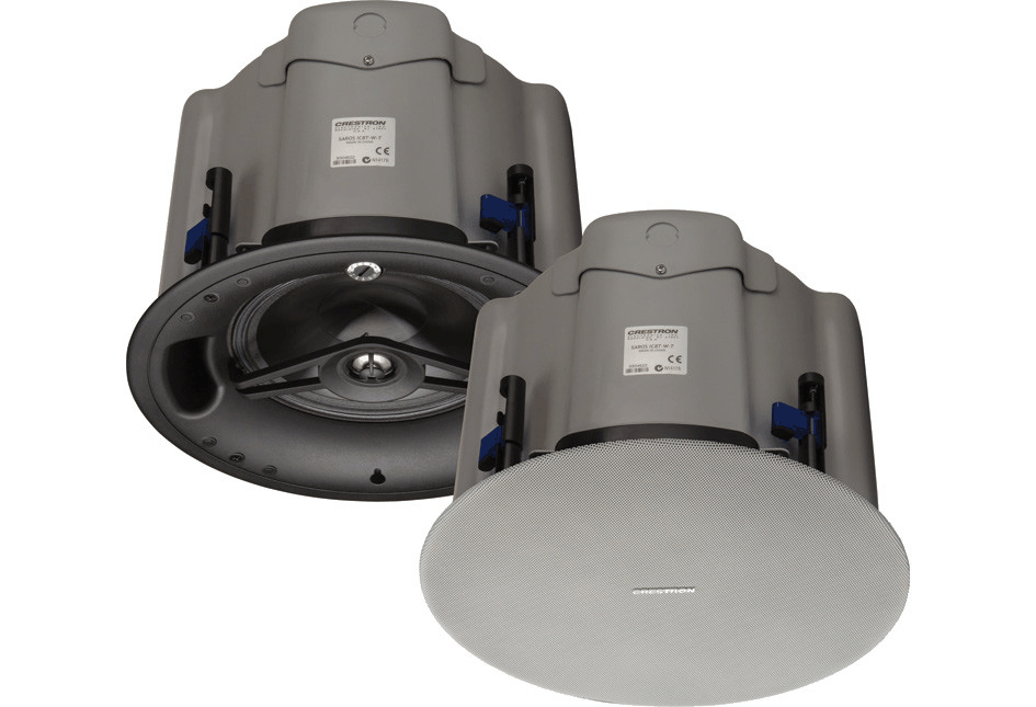 Crestron Saros IC8T 8 in. 2-Way In-Ceiling Speaker, White Textured