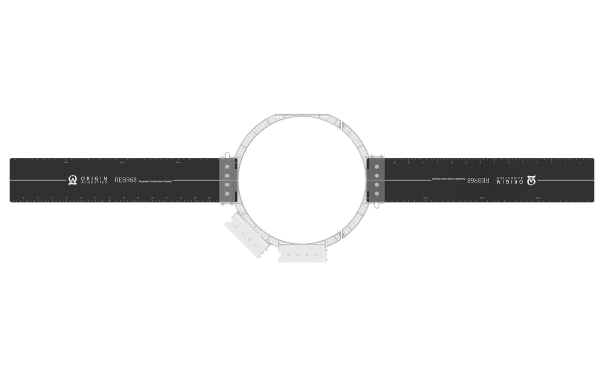 Crestron SPKA-NCTP-IC6/IC8 New-Construction Templates for Reference and Ultimate In-Ceiling Speakers, 10 Pack product image