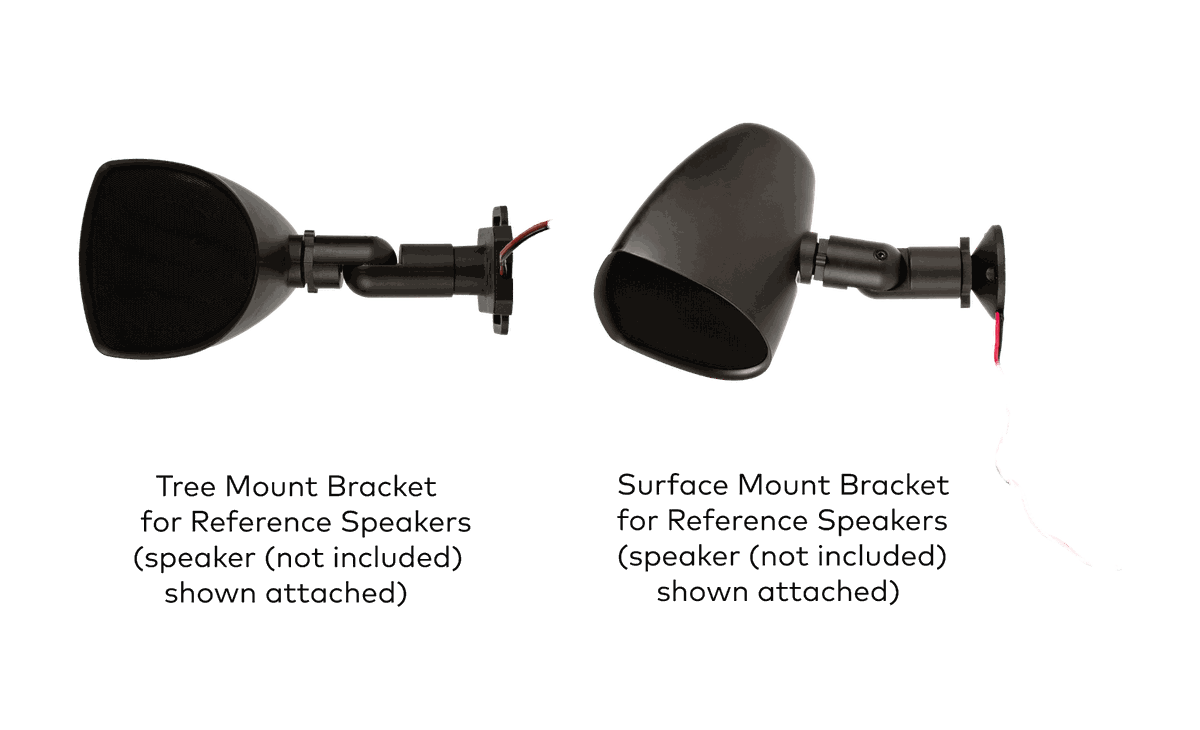 Crestron SPKA-SMK/TREEMK Surface and Tree Mount Brackets for Outdoor Speakers