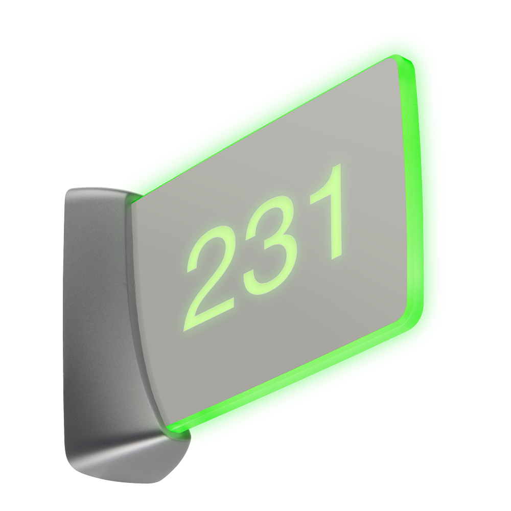 Crestron SSW-EL Room Availability Hall Sign, Enhanced Legibility, Wall Mount product image