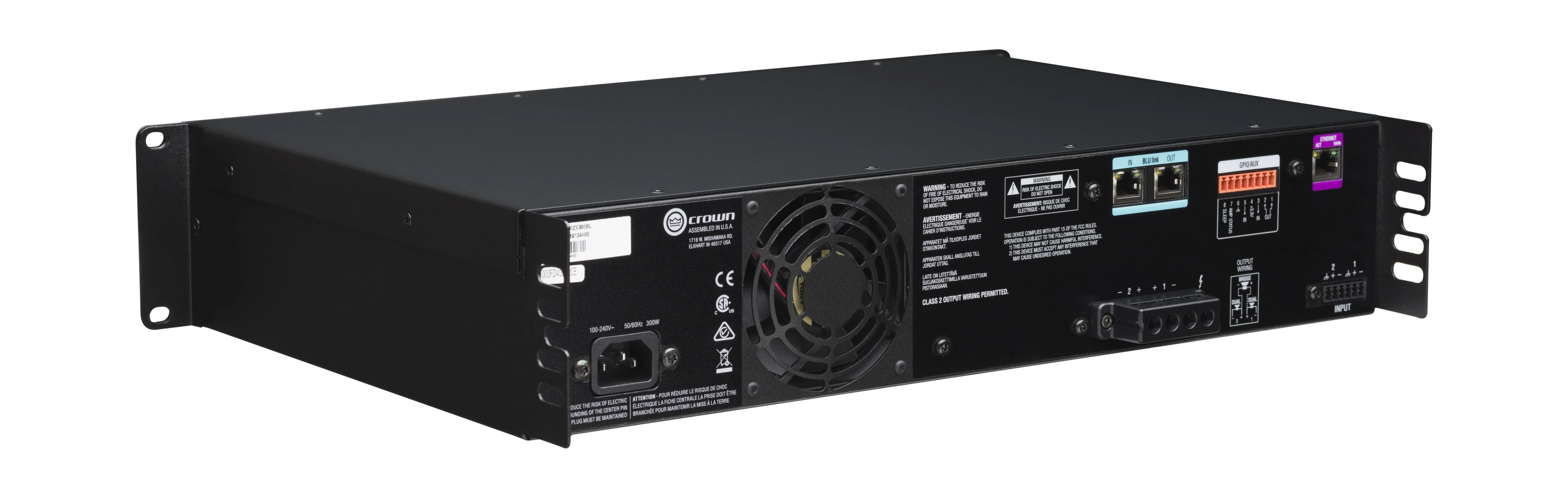 Crown CDi 2|300BL DriveCore Amplifier with BLU link - view 7