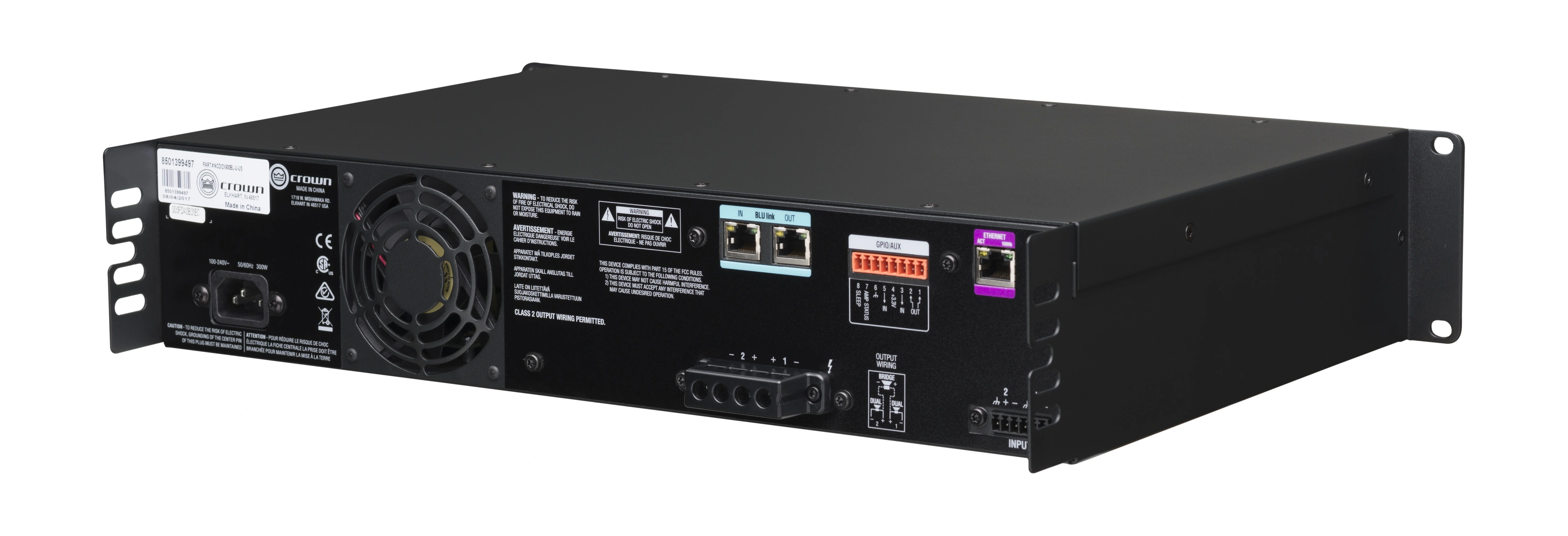 Crown CDi 2|600BL DriveCore Amplifier with BLU link - view 7