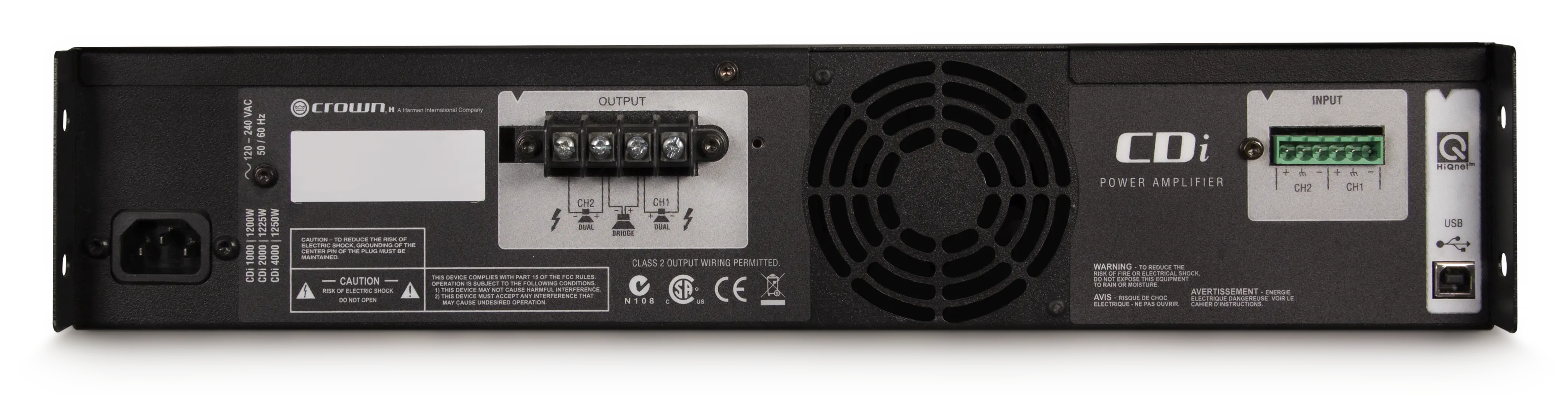 Crown CDi 4000 Install Amplifier - view 2