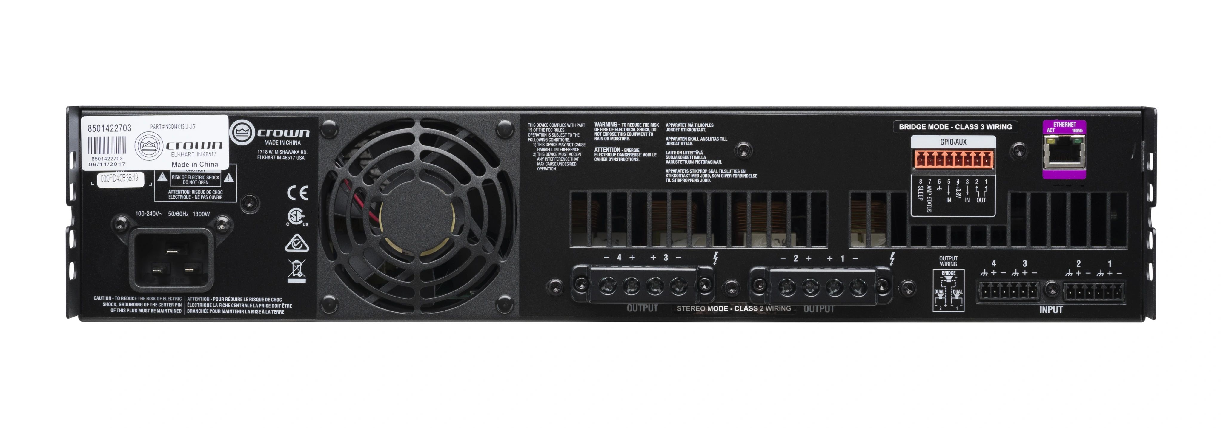 Crown CDi 4|1200 DriveCore Amplifier - view 5